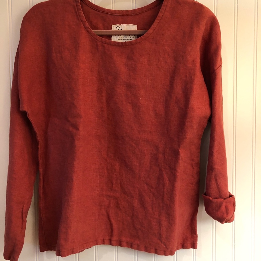 Conscious Clothing Linen Long Sleeve Top